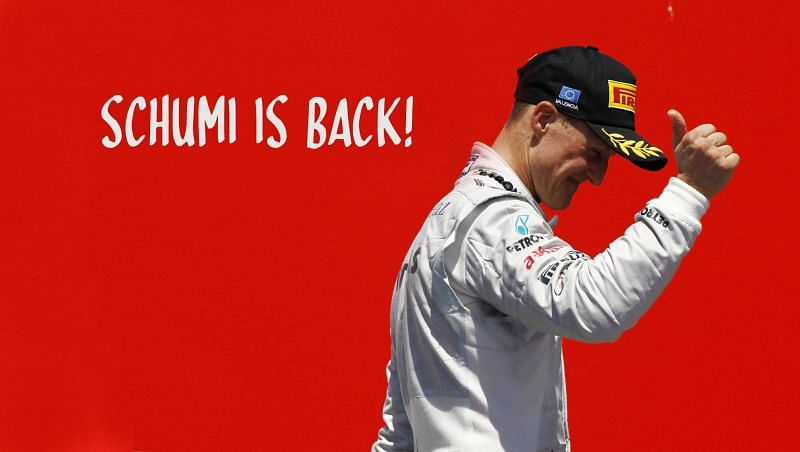 Michael Schumacher announces his comeback to F1 after three years