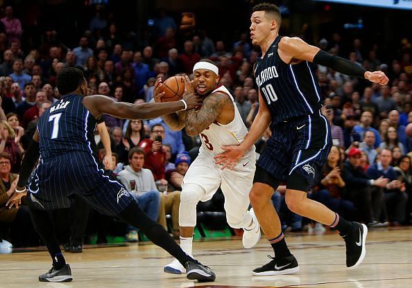 Isaiah Thomas in action for the Cleveland Cavaliers against the Orlando Magic last season