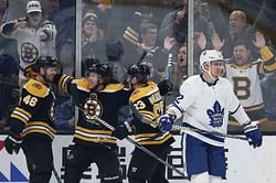 Krejci moves up Bruins' scoring list in 6-3 win over Leafs