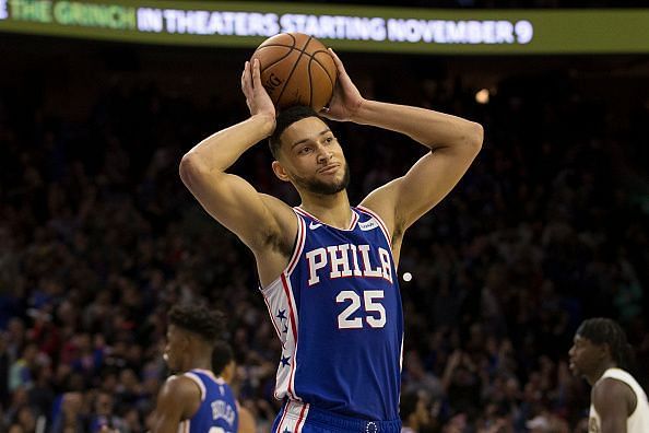 Ben Simmons of the Philadelphia 76ers.