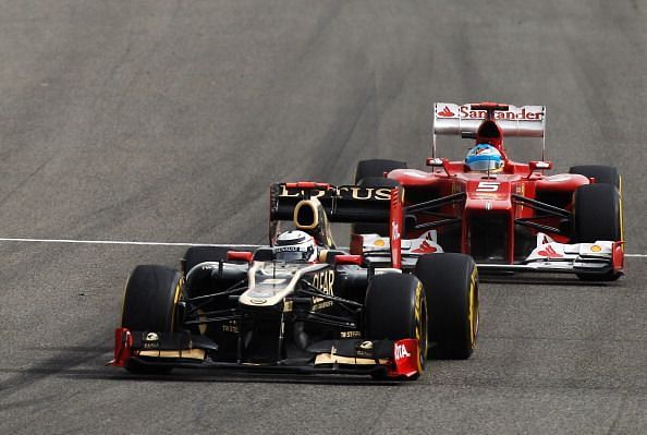 Raikkonen got his first podium since the 2009 Italian Grand Prix