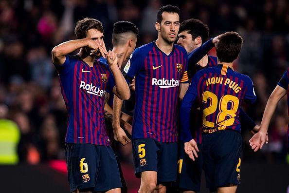 Barcelona are at the top in a cut-throat competition in the LaLiga