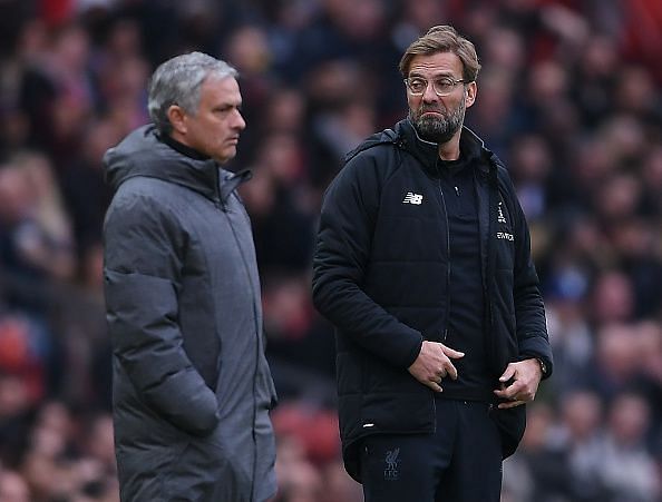 Jose Mourinho and Jurgen Klopp