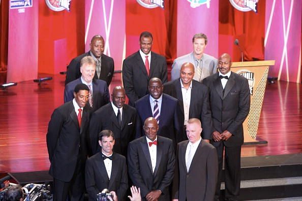 The Dream Team&#039;s Hall of Fame induction ceremony, 2010