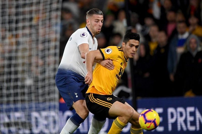 Spurs hosted Wolves at Wembley