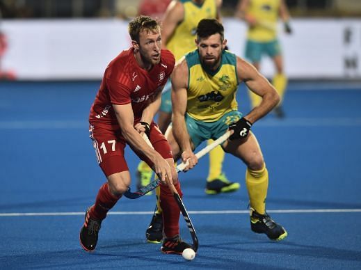 Action from Australia vs England match on Tuesday