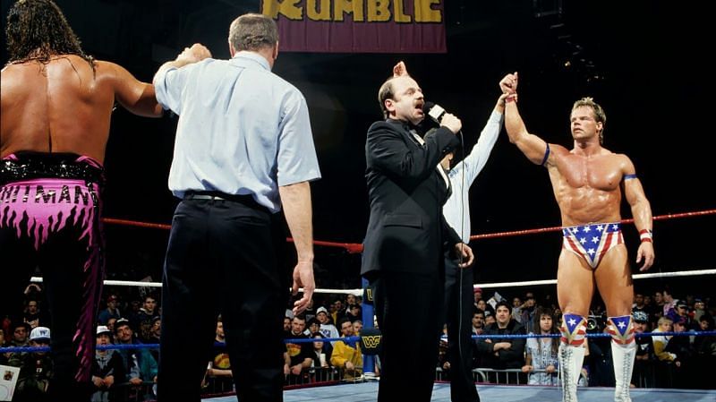 Lex Luger: Co-won the 1994 Royal Rumble with Bret Hart