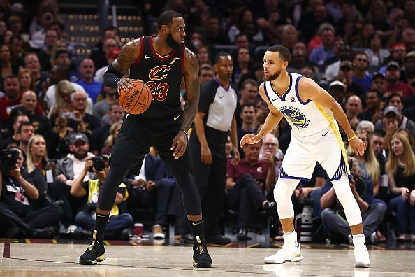 Steph Curry and LeBron James have faced off over the last four NBA Finals