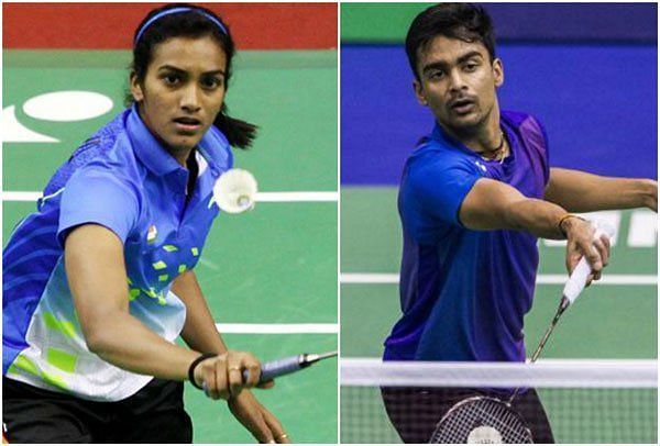 PV Sindhu (left) and Sameer Verma