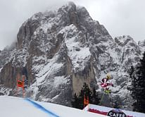 Austrian skier Franz leads Val Gardena downhill training