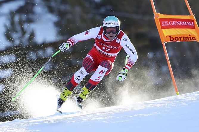 Kriechmayr leads Kilde in final Bormio downhill training