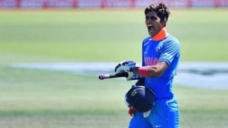 Image result for shubman gill india selection.