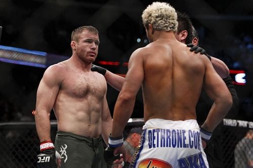 Matt Hughes faced Josh Koscheck in his final MMA fight