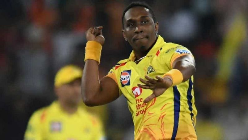 Dwayne Bravo in action for CSK