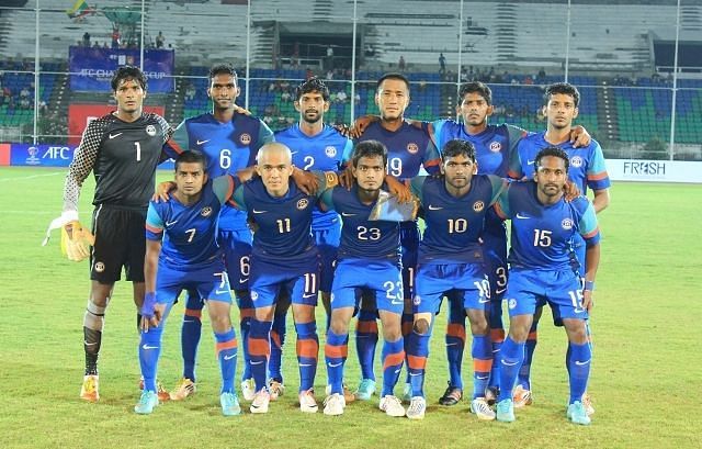 The Indian team which crossed swords with Myanmar in the 2014 AFC Challenge Cup Qualifiers