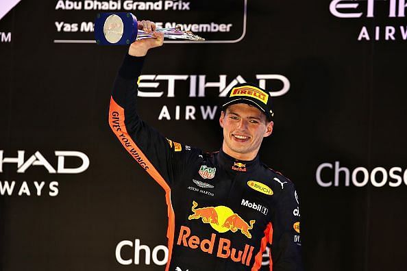 Max Verstappen finished the 2018 Formula One season in the fourth place