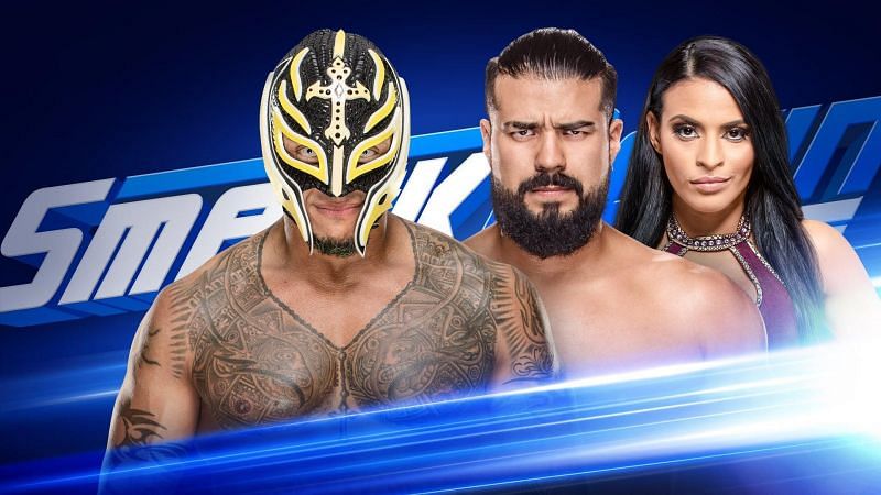 Mysterio and Almas faced each other in a two out of three falls match this week on SmackDown Live