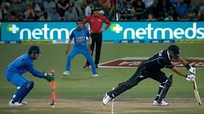 New Zealand vs India: Twitter erupts at Dhoni's lightning-quick stumping of Taylor