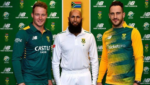 David Miller, Hashim Amla and Faf Du Plessis