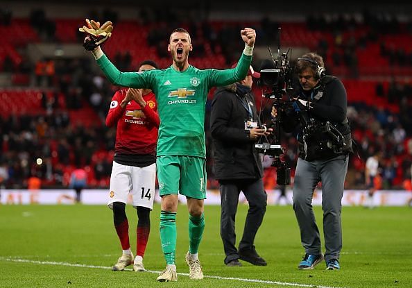 De Gea was instrumental in United&#039;s victory over Tottenham