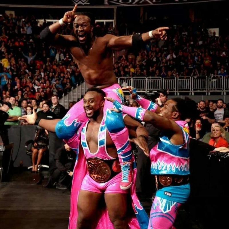 Kofi Kingston was saved by Big E and Xavier Woods in the 2016 Royal Rumble match