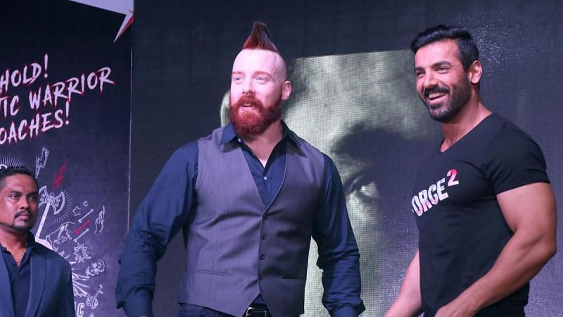 Sheamus, while promoting the release of WWE 2K17 in India, met the star of the action thriller 