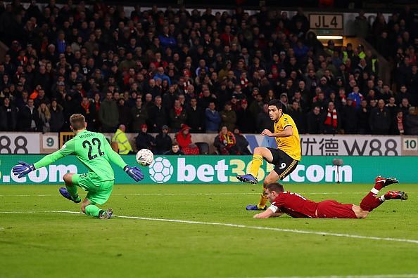 Jim&Atilde;&copy;nez produced a tidy finish against Liverpool as Wolves put Liverpool out of the FA Cup