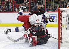 McKegg leads Hurricanes past Blue Jackets 4-2
