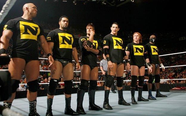 Wade Barret with his Nexus squad