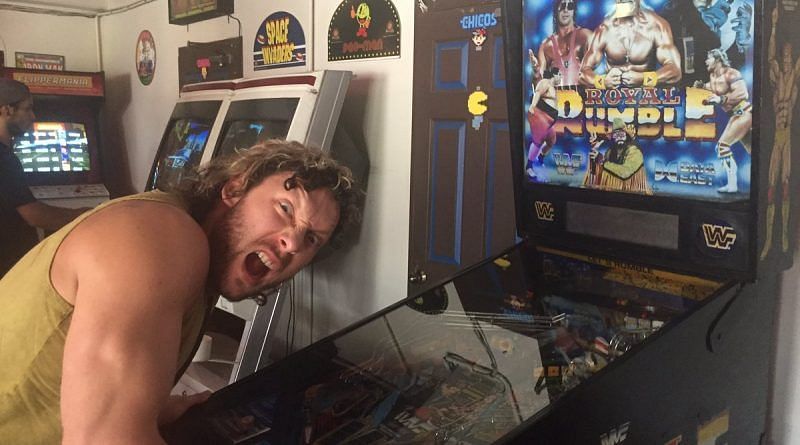 Kenny Omega is well known for ribbing his own fans...like playing a pinball version of Royal Rumble.