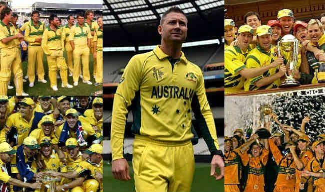 Australia&#039;s five World Cup winning teams
