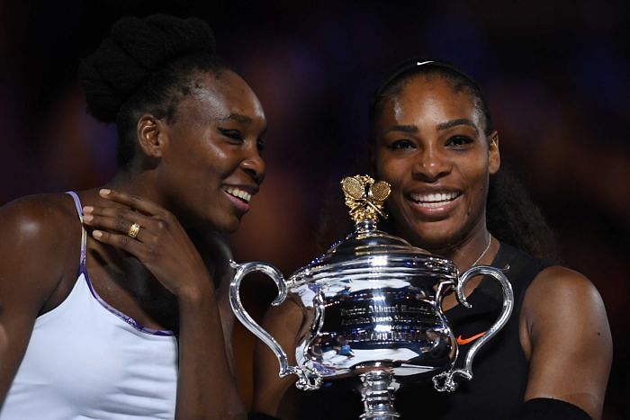 Serena Williams beat Venus Williams by 6-4, 6-4 to win her 23rd Grand Slam title