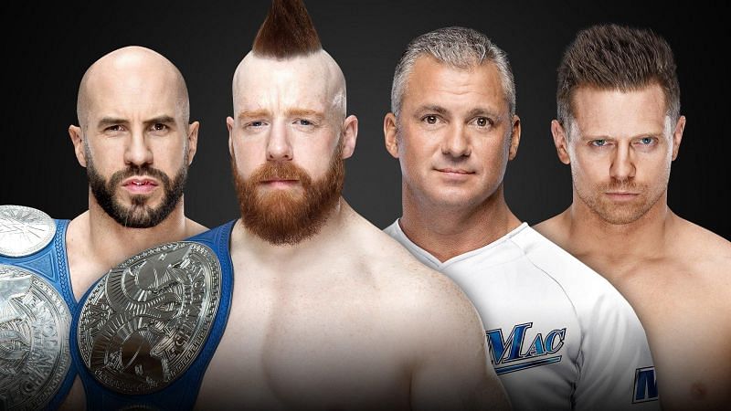 Shane McMahon and The Miz vs The Bar is official for the Royal Rumble PPV