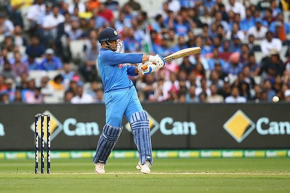 MS Dhoni was the highest run-getter in the series for India.