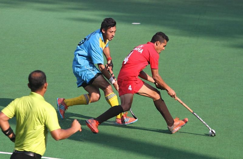 Odisha v Uttar Pradesh - Boys U21 hockey semifinal at Khelo India Youth Games