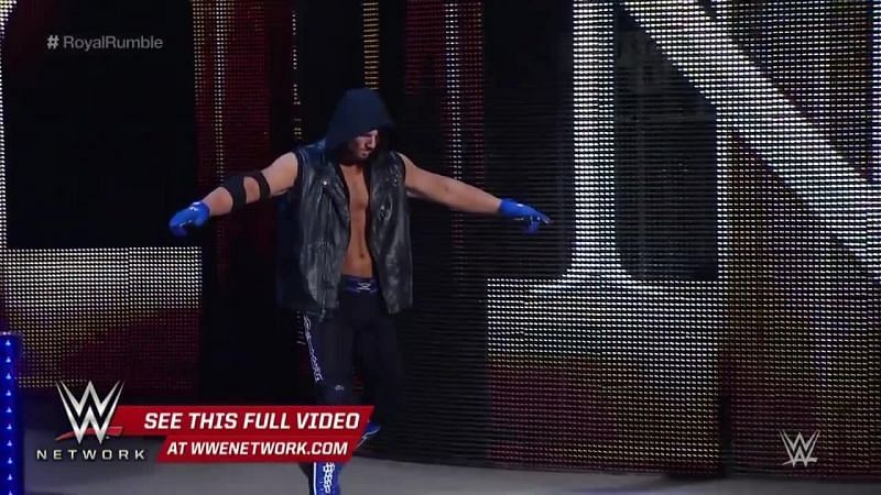 As the saying goes, never say never: AJ Styles in the Royal Rumble Match in 2016.