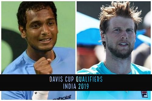 Ramkumar Ramanathan &  Andreas Seppi - Davis Cup Qualifiers, India 2019