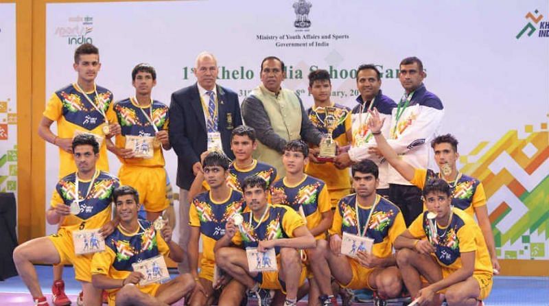 Delhi U-17 Boys Team (Gold Medalists of Khelo India Youth Games 2019)