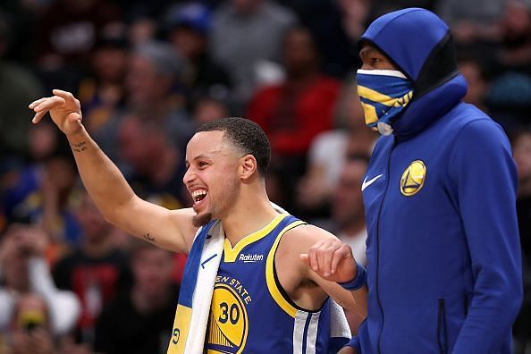Stephen Curry, Kevin Durant and Klay Thompson finished with 31, 27 and 31 points respectively