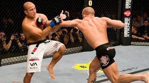 Georges St-Pierre&#039;s second fight with BJ Penn was the UFC&#039;s first champion vs. champion superfight