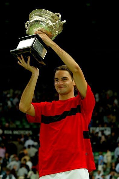 A young Federer - Australian Open (2004) champion