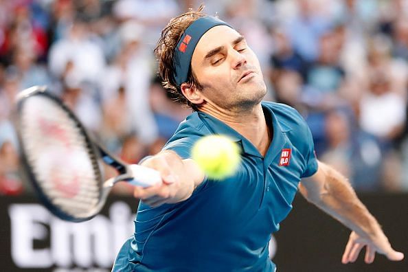 Federer&#039;s forehand let him down on Sunday, at the 2019 Australian Open