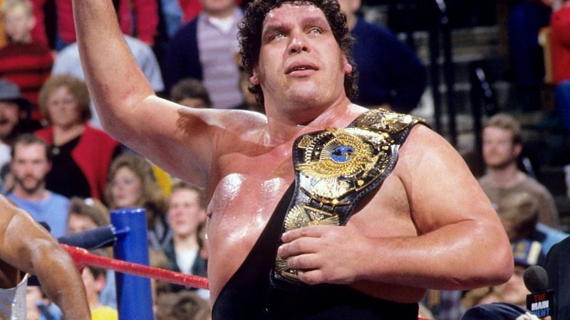 Andre&#039;s first and last WWE Title reign