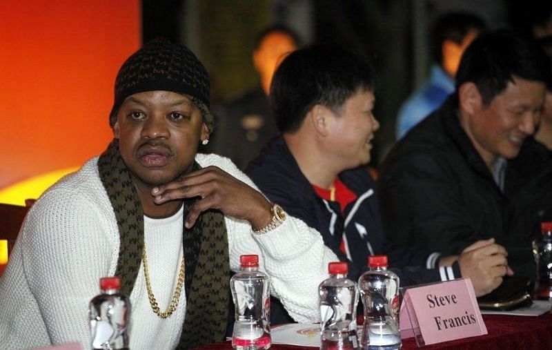 Steve Francis not long after the decline of his not so successful rap career
