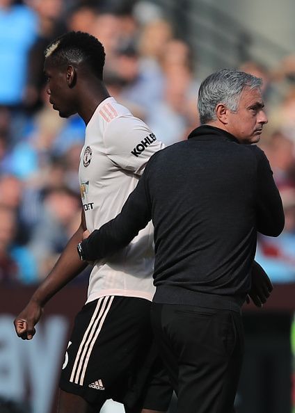 Pogba and Mourinho never saw eye to eye