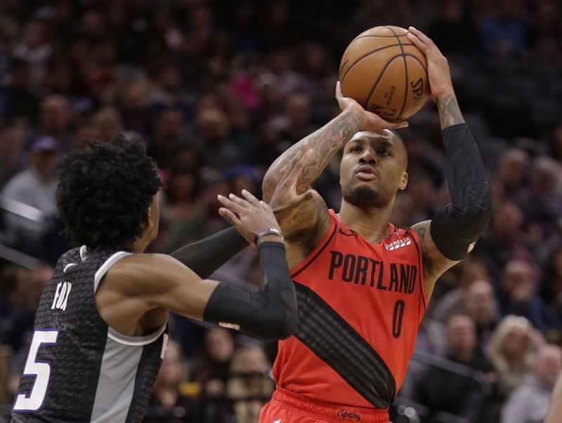 Damian Lillard led the scoring with 25 points for Blazers Credit: The Columbian