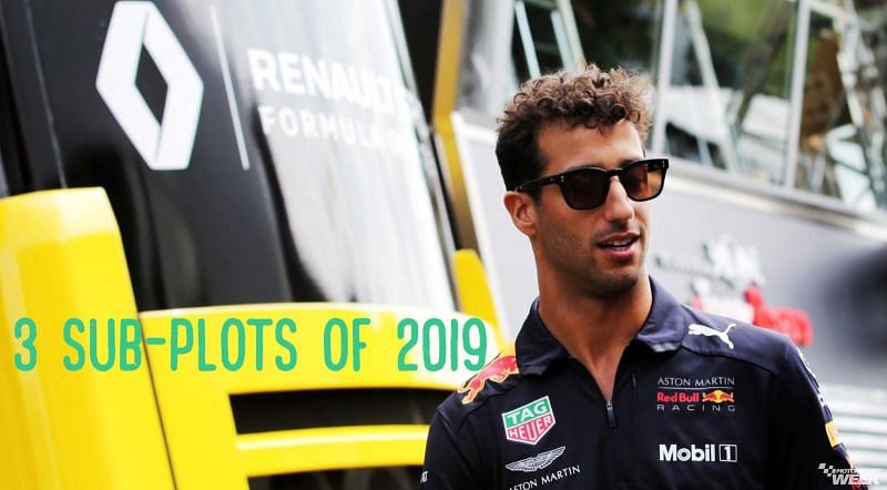 Daniel Ricciardo forms part of an interesting sub-plot as always