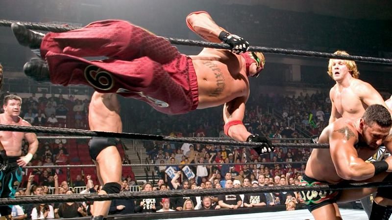 Rey Mysterio hit a 619 on Muhammad Hassan during the 2005 Royal Rumble