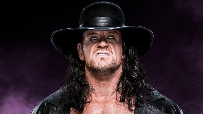 The Undertaker before he cut his trademark locks.