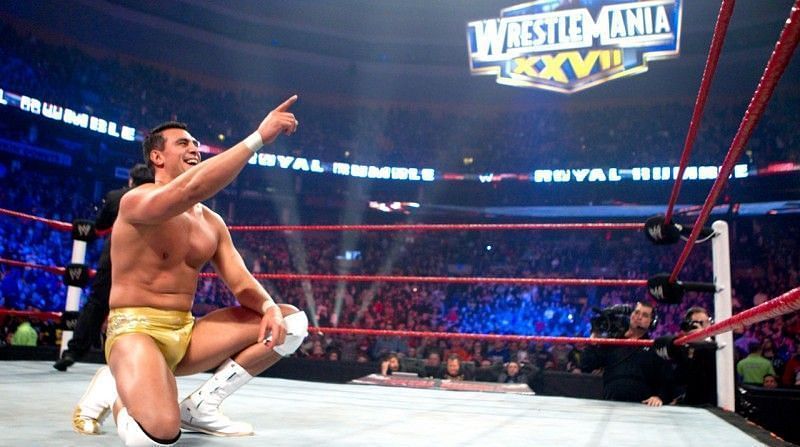 Alberto Del Rio won the 2011 Royal Rumble - which had 40 men.